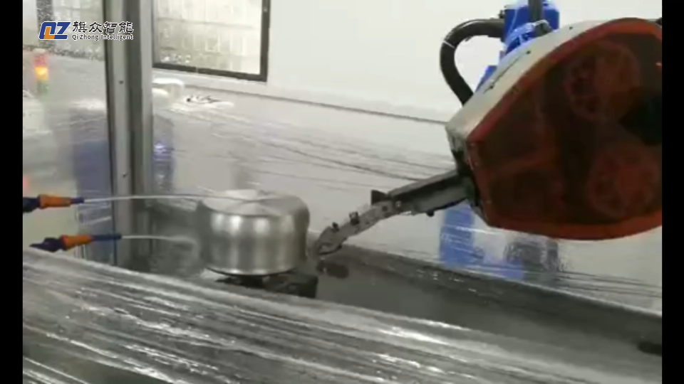 圆锅机器人水磨案例